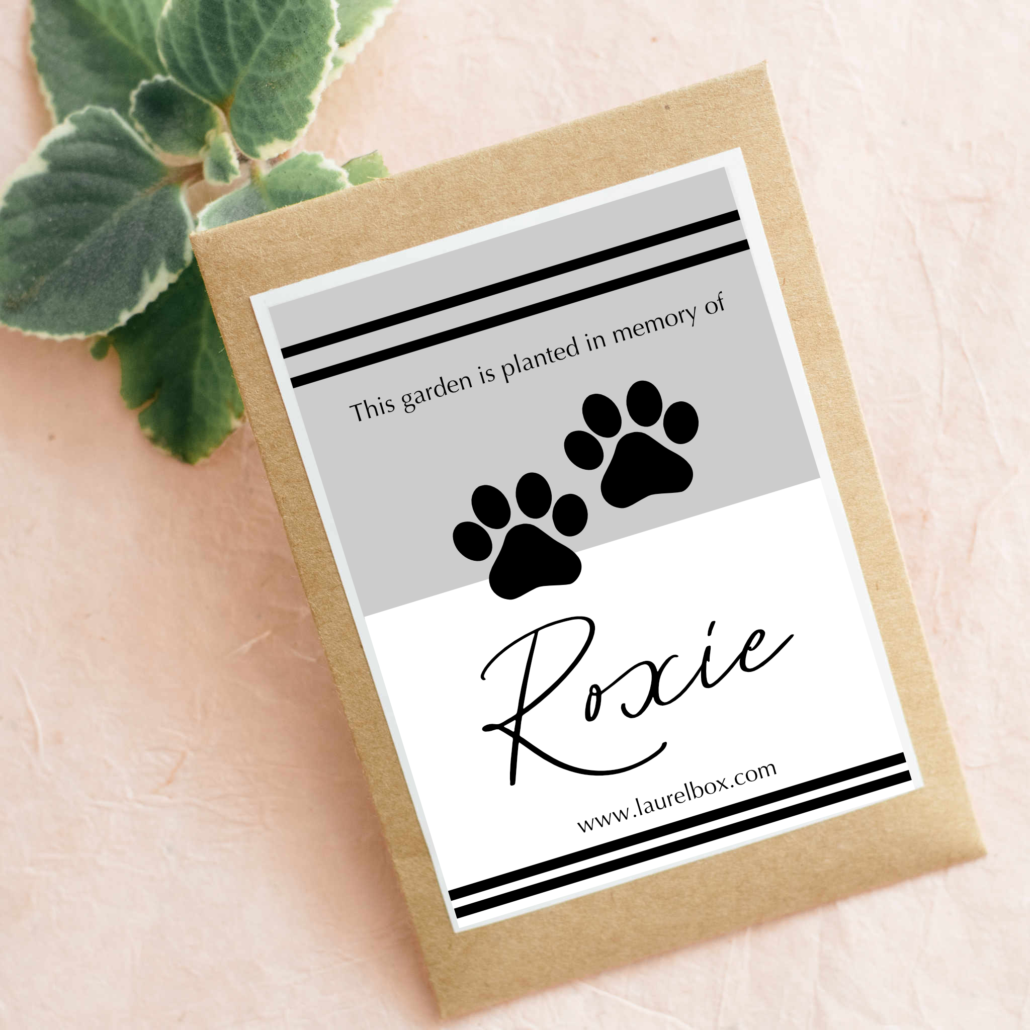 In Memory of a Beloved Pet Custom Garden Seed image number null